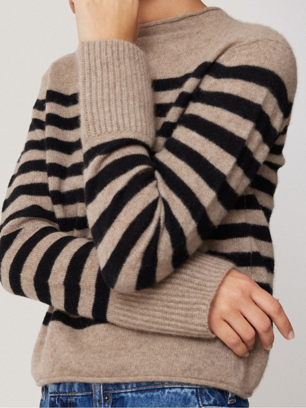 Jigsaw cloud cashmere Striped  Sweater